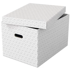 Esselte Home L méret 3db/csomag fehér tárolódoboz Esselte Home L méret 3db/csomag fehér tárolódoboz