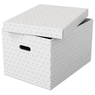 Esselte Home L méret 3db/csomag fehér tárolódoboz Esselte Home L méret 3db/csomag fehér tárolódoboz