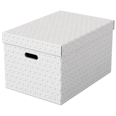 Esselte Home L méret 3db/csomag fehér tárolódoboz Esselte Home L méret 3db/csomag fehér tárolódoboz