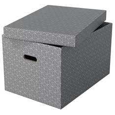 Esselte Home L méret 3db/csomag szürke tárolódoboz Esselte Home L méret 3db/csomag szürke tárolódoboz
