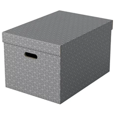 Esselte Home L méret 3db/csomag szürke tárolódoboz Esselte Home L méret 3db/csomag szürke tárolódoboz
