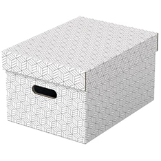 Esselte Home M méret 3db/csomag fehér tárolódoboz Esselte Home M méret 3db/csomag fehér tárolódoboz