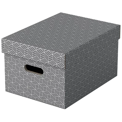 Esselte Home M méret 3db/csomag szürke tárolódoboz Esselte Home M méret 3db/csomag szürke tárolódoboz