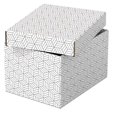 Esselte Home S méret 3db/csomag fehér tárolódoboz Esselte Home S méret 3db/csomag fehér tárolódoboz