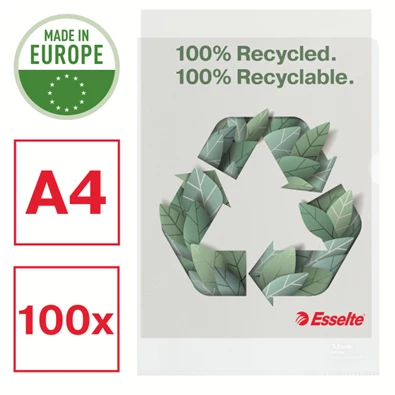 Esselte Recycled A4 narancsos 100mikronos 100db genotherm Esselte Recycled A4 narancsos 100mikronos 100db genotherm