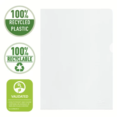 Esselte Recycled A4 narancsos 100mikronos 100db genotherm Esselte Recycled A4 narancsos 100mikronos 100db genotherm