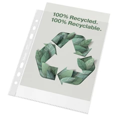 Esselte Recycled A5 narancsos 100db lefűzhető genotherm