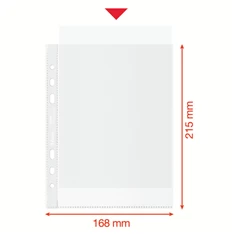 Esselte Recycled A5 narancsos 100db lefűzhető genotherm