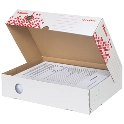 Esselte Speedbox fekvő 8 cm archiváló doboz Esselte Speedbox fekvő 8 cm archiváló doboz