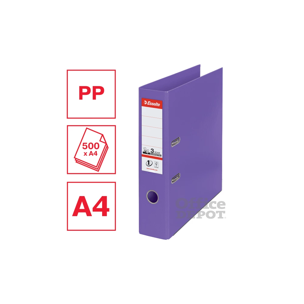 Esselte Standard A4 7,5cm lila iratrendező