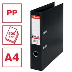 Esselte Standard Vivida A4 7,5cm fekete iratrendező Esselte Standard Vivida A4 7,5cm fekete iratrendező