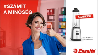 Esselte iratrendező promóció Esselte iratrendező promóció