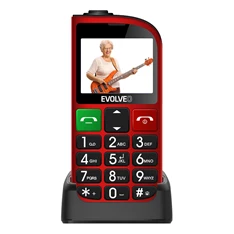 Evolveo EasyPhone FL EP801 2,3" DualSIM piros mobiltelefon Evolveo EasyPhone FL EP801 2,3" DualSIM piros mobiltelefon