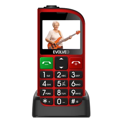 Evolveo EasyPhone FL EP801 2,3" DualSIM piros mobiltelefon Evolveo EasyPhone FL EP801 2,3" DualSIM piros mobiltelefon