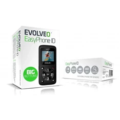 Evolveo EasyPhone ID 1,77" fekete mobiltelefon Evolveo EasyPhone ID 1,77" fekete mobiltelefon
