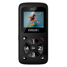 Evolveo EasyPhone ID 1,77" fekete mobiltelefon Evolveo EasyPhone ID 1,77" fekete mobiltelefon