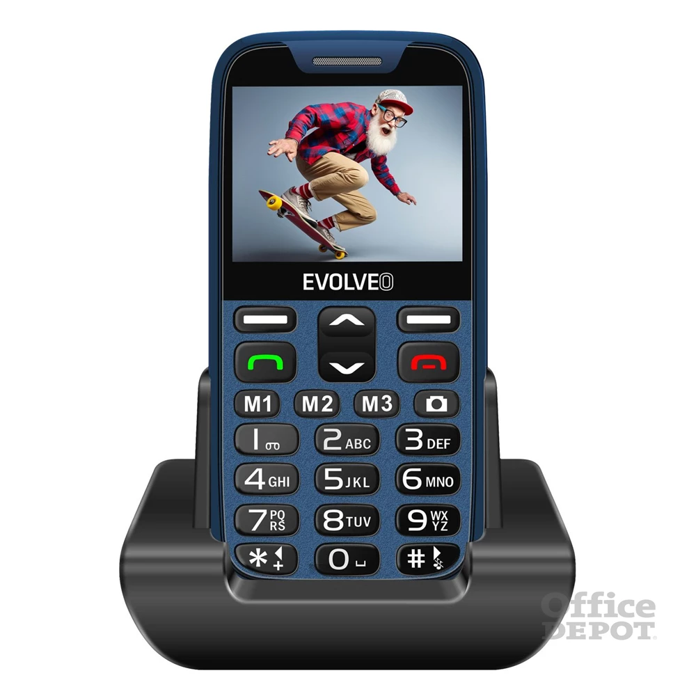 Evolveo EasyPhone XR EP601 2,3" kék mobiltelefon