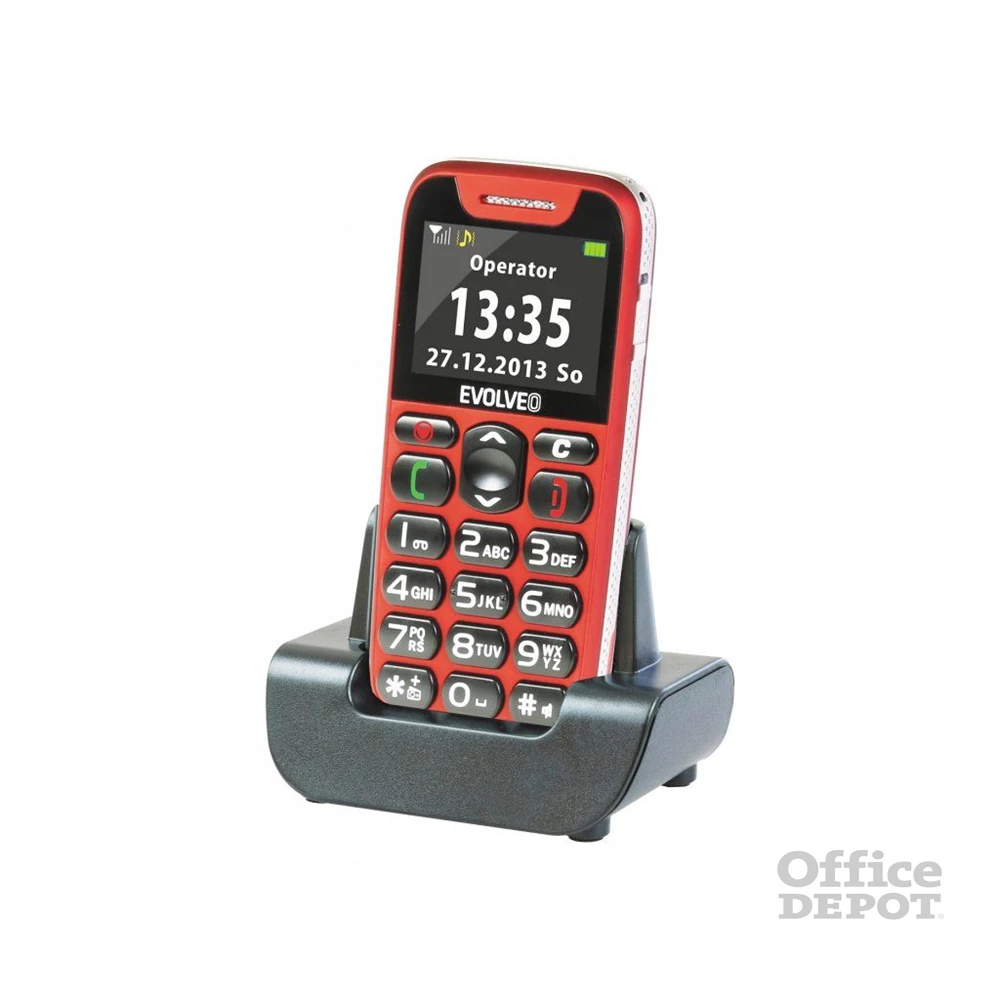 Evolveo Easyphone EP-500 1,8" piros mobiltelefon