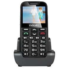 Evolveo Easyphone XD EP-600 2,3" fekete mobiltelefon Evolveo Easyphone XD EP-600 2,3" fekete mobiltelefon