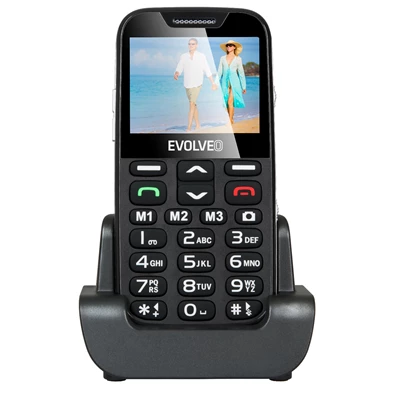 Evolveo Easyphone XD EP-600 2,3" fekete mobiltelefon Evolveo Easyphone XD EP-600 2,3" fekete mobiltelefon