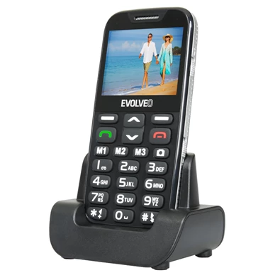 Evolveo Easyphone XD EP-600 2,3" fekete mobiltelefon Evolveo Easyphone XD EP-600 2,3" fekete mobiltelefon