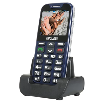 Evolveo Easyphone XD EP-600 2,3" kék mobiltelefon Evolveo Easyphone XD EP-600 2,3" kék mobiltelefon