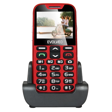 Evolveo Easyphone XD EP-600 2,3" piros mobiltelefon Evolveo Easyphone XD EP-600 2,3" piros mobiltelefon