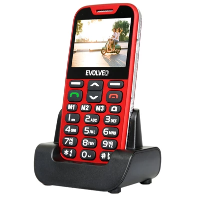 Evolveo Easyphone XD EP-600 2,3" piros mobiltelefon Evolveo Easyphone XD EP-600 2,3" piros mobiltelefon