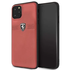 FERRARI Off Track iPhone 11 Pro Max piros szemcsés bőrtok FERRARI Off Track iPhone 11 Pro Max piros szemcsés bőrtok
