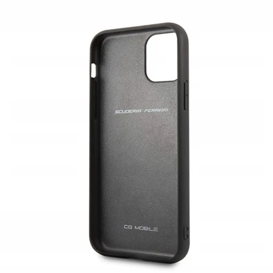 FERRARI Off Track iPhone 11 Pro Max piros szemcsés bőrtok FERRARI Off Track iPhone 11 Pro Max piros szemcsés bőrtok