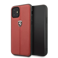 FERRARI iPhone 11 Pro Max függőlegesen csíkozott piros hátlap FERRARI iPhone 11 Pro Max függőlegesen csíkozott piros hátlap