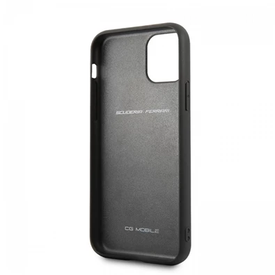 FERRARI iPhone 11 Pro Max függőlegesen csíkozott piros hátlap FERRARI iPhone 11 Pro Max függőlegesen csíkozott piros hátlap