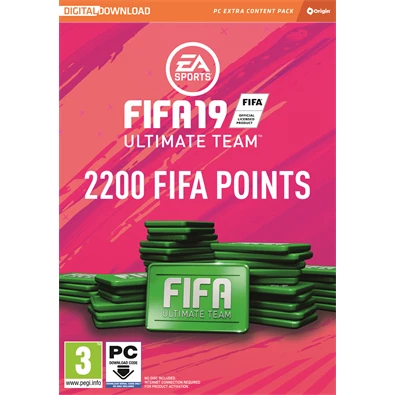 FIFA 19 2200 FUT POINTS PC játékszoftver FIFA 19 2200 FUT POINTS PC játékszoftver