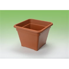 FLAIR Sydney 61298 terra 20x20 alátéttel szögletes virágcserép FLAIR Sydney 61298 terra 20x20 alátéttel szögletes virágcserép