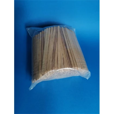 Fa 15645 140 mm 1000 db/csom keverő pálcika Fa 15645 140 mm 1000 db/csom keverő pálcika