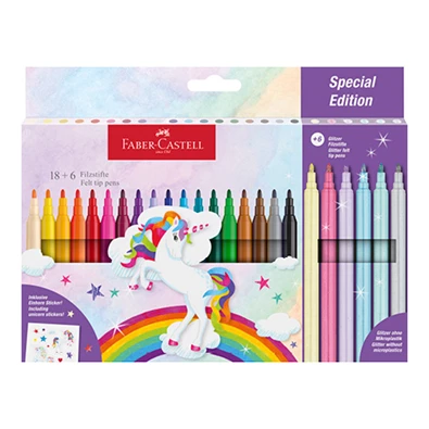 Faber-Castell 18+6 db kastélyos rostirón készlet Faber-Castell 18+6 db kastélyos rostirón készlet