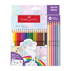 Faber-Castell 18+6 db kastélyos színes ceruza készlet Faber-Castell 18+6 db kastélyos színes ceruza készlet
