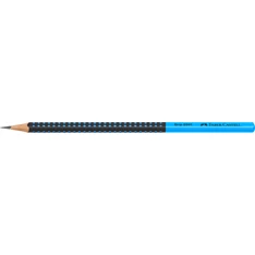 Faber-Castell Grip 2001 háromszögletű kéttónusú fekete/kék HB grafitceruza