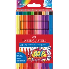 Faber-Castell Grip 20 db színes rostirón készlet
