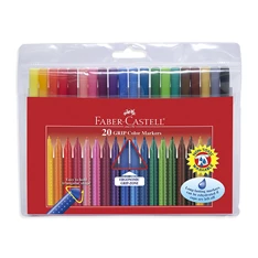 Faber-Castell Grip 155320 20db-os vegyes színű filctoll készlet Faber-Castell Grip 155320 20db-os vegyes színű filctoll készlet