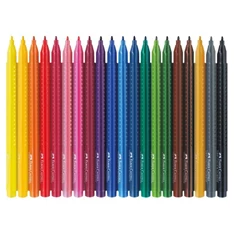 Faber-Castell Grip 155320 20db-os vegyes színű filctoll készlet Faber-Castell Grip 155320 20db-os vegyes színű filctoll készlet