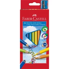 Faber-Castell Grip Junior háromszög alakú 20db-os színes ceruza készlet Faber-Castell Grip Junior háromszög alakú 20db-os színes ceruza készlet