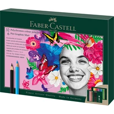 Faber-Castell Polychromos & Pitt Graphite Matt 40 db-os művészceruza készlet