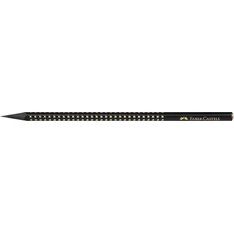 Faber-Castell Sparkle Midnight B háromszögletű fekete/arany grafitceruza