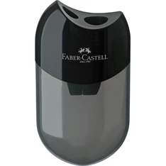 Faber-Castell dupla tartályos fekete hegyező