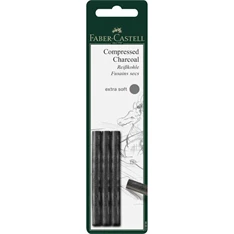 Faber-Castell AG Pitt extrapuha 3db-os préselt faszén Faber-Castell AG Pitt extrapuha 3db-os préselt faszén