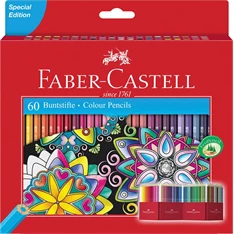 Faber-Castell 111260 60db-os színes ceruza készlet Faber-Castell 111260 60db-os színes ceruza készlet