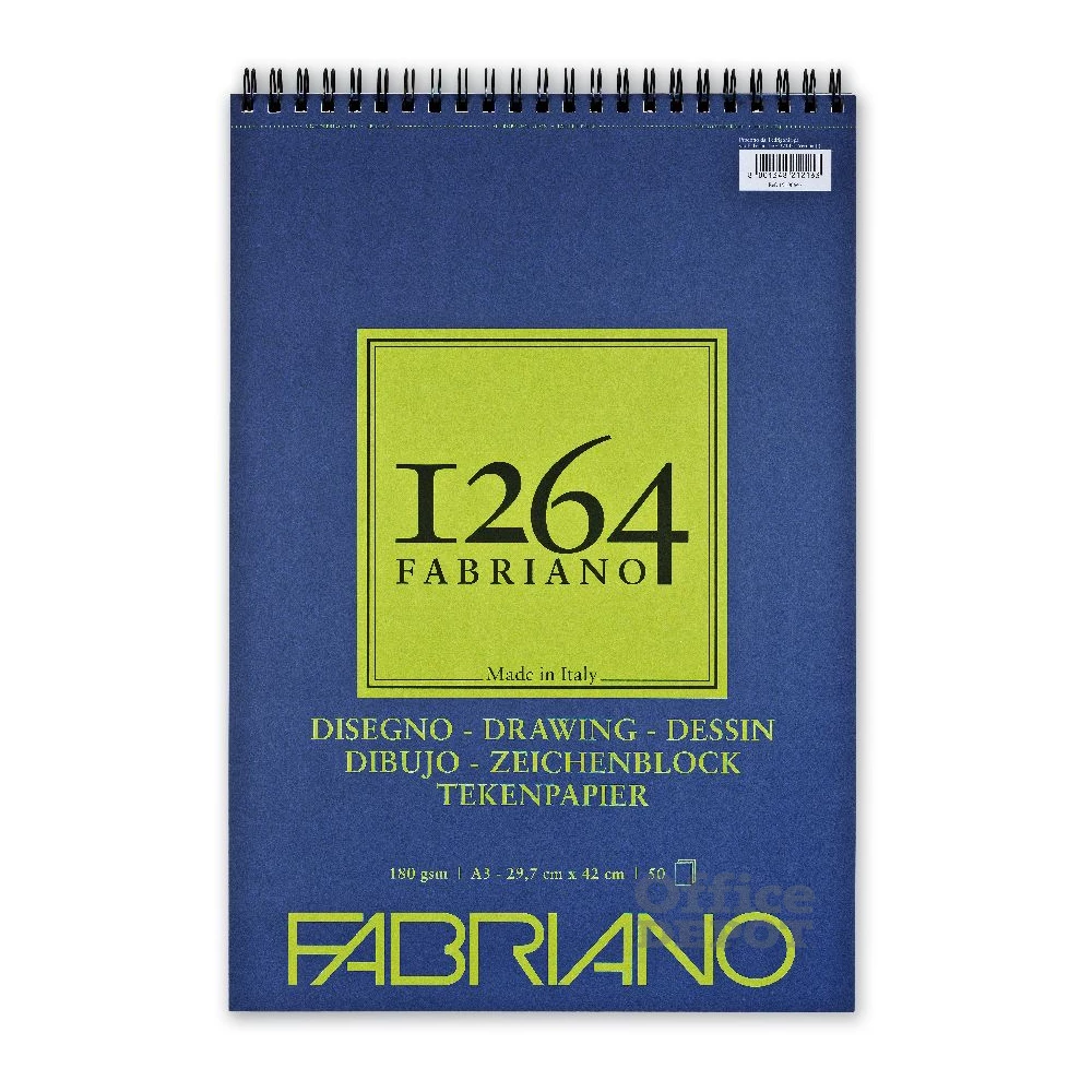 Fabriano 1264 Drawing 180g A3 50lapos spirálkötött rajztömb