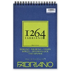 Fabriano 1264 Drawing 180g A4 50lapos spirálkötött rajztömb Fabriano 1264 Drawing 180g A4 50lapos spirálkötött rajztömb