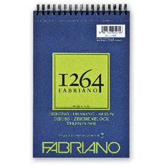 Fabriano 1264 Drawing 180g A5 30lapos spirálkötött rajztömb Fabriano 1264 Drawing 180g A5 30lapos spirálkötött rajztömb